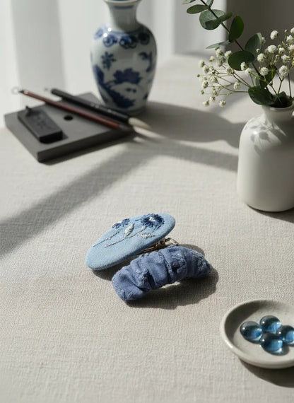 Blue_Blossom_Hair_Clips_set_elegant_Blue_Hair_Clips_for_Girls_by_1st-now.com